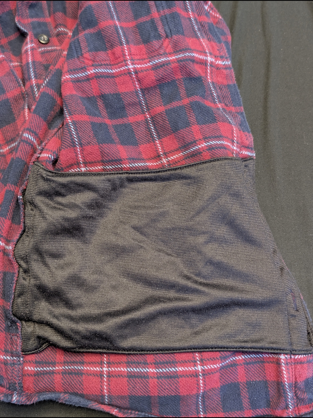 Orvis Heavyweight Plaid Flannel Shirt Jacket With Pockets Men's Large Red - Picture 5 of 7